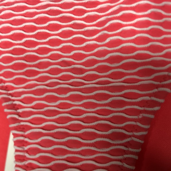 NWT Jessica Simpson Twiggy Stripe Textured Hipster Bikini Bottom SIZE LARGE - Picture 5 of 9